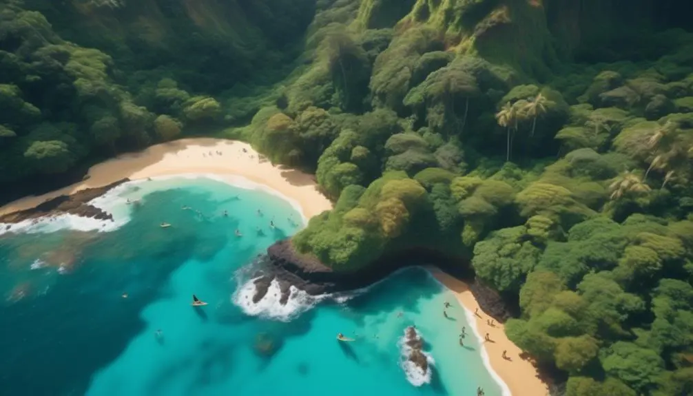 admiring nature s beauty together