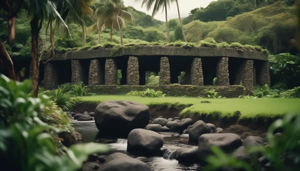ancient hawaiian temple ruins