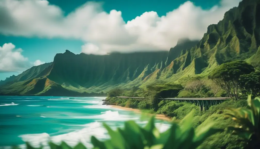 beautiful coastal road in hawaii