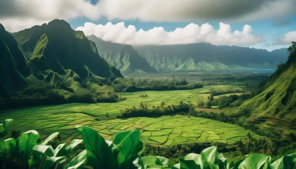 breathtaking view of hanalei valley