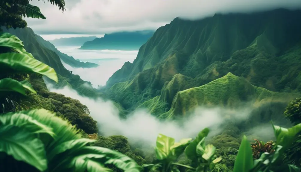 breathtaking view of hanalei valley