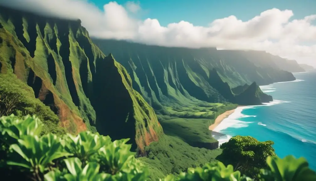 breathtaking view of kalalau