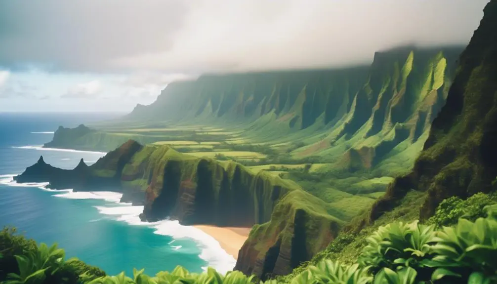 breathtaking view of kalalau