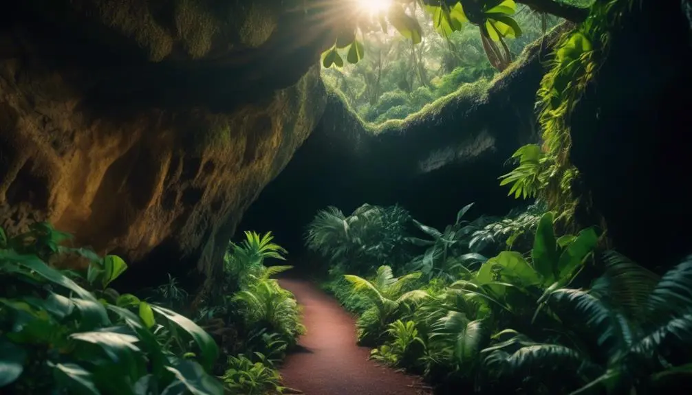 exploring ancient caves in hawai i