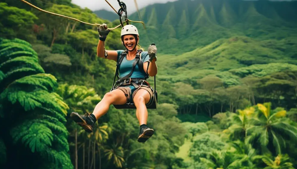 exciting zipline adventure in hawaii
