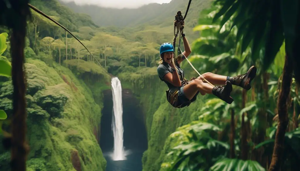 exhilarating zipline adventure in kauai