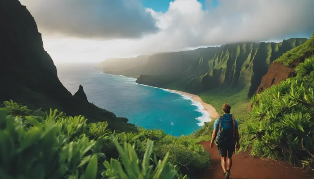 exploring na pali coast