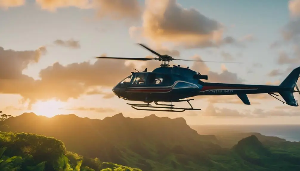 kauai s breathtaking sunset flights