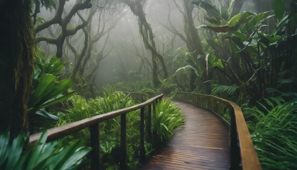 remote trail in hawaii