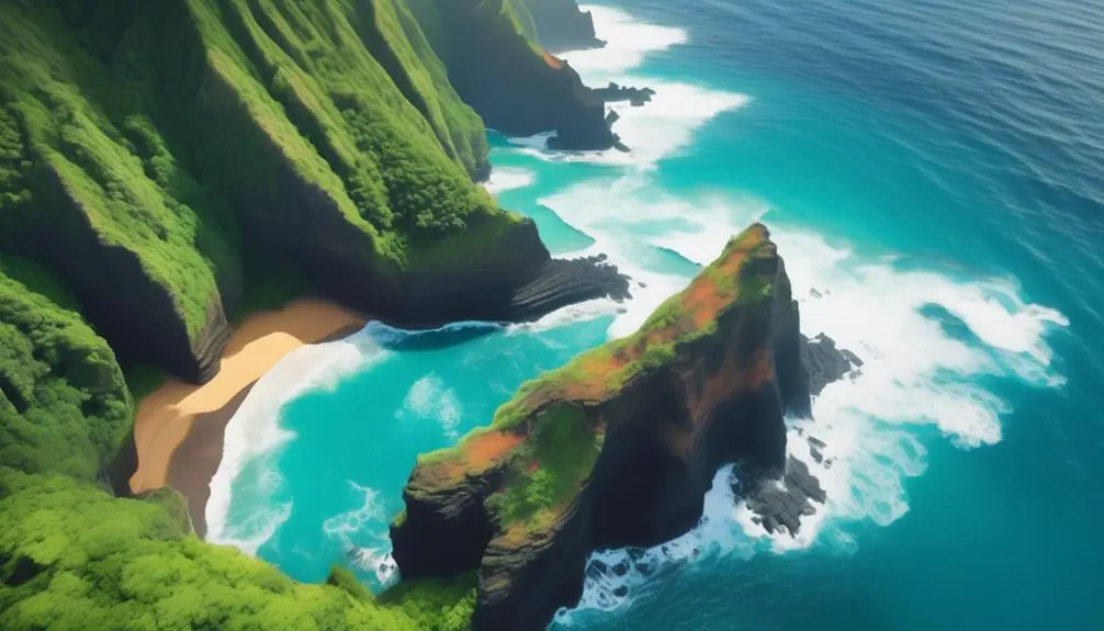 scenic coastal cliff views