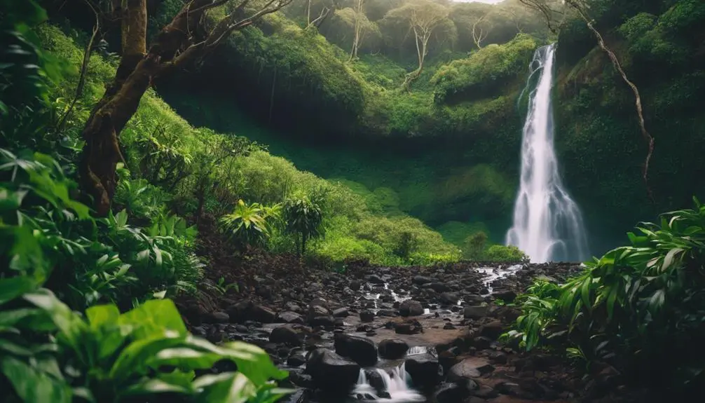 scenic hike to falls