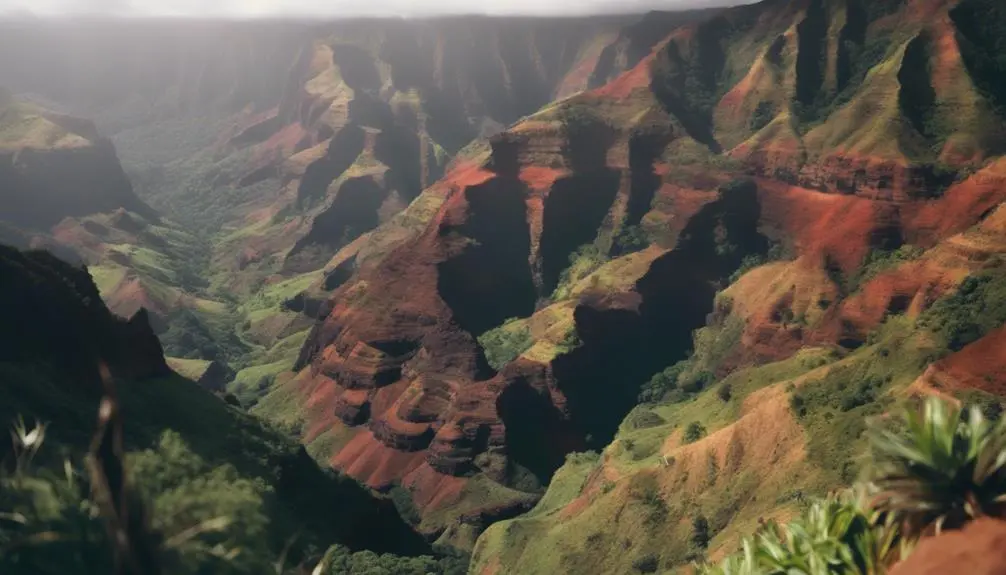 scenic waimea canyon hike