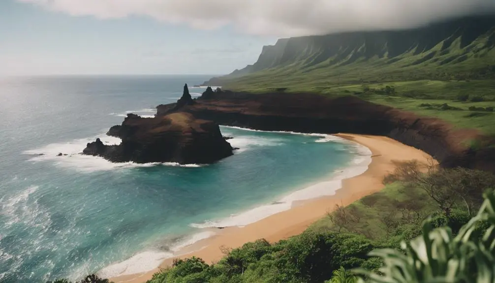 secluded coastal trail beauty