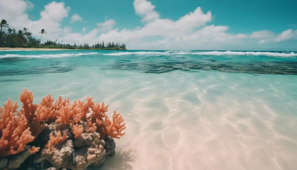 sunny beach in hawaii