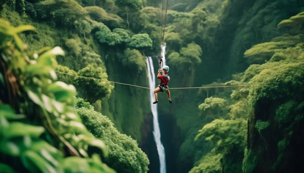 thrilling jungle zipline adventure