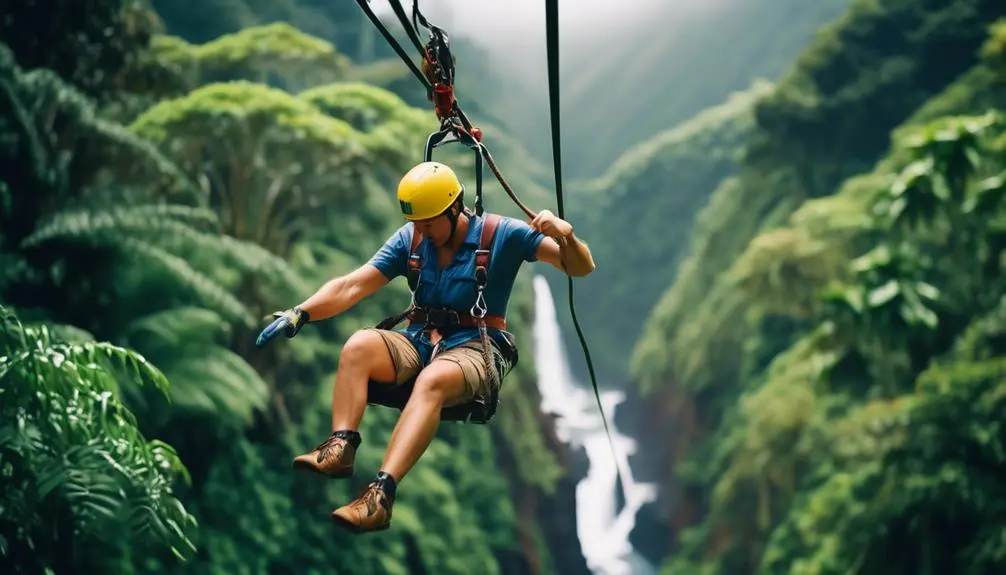 thrilling zipline experience in princeville ranch