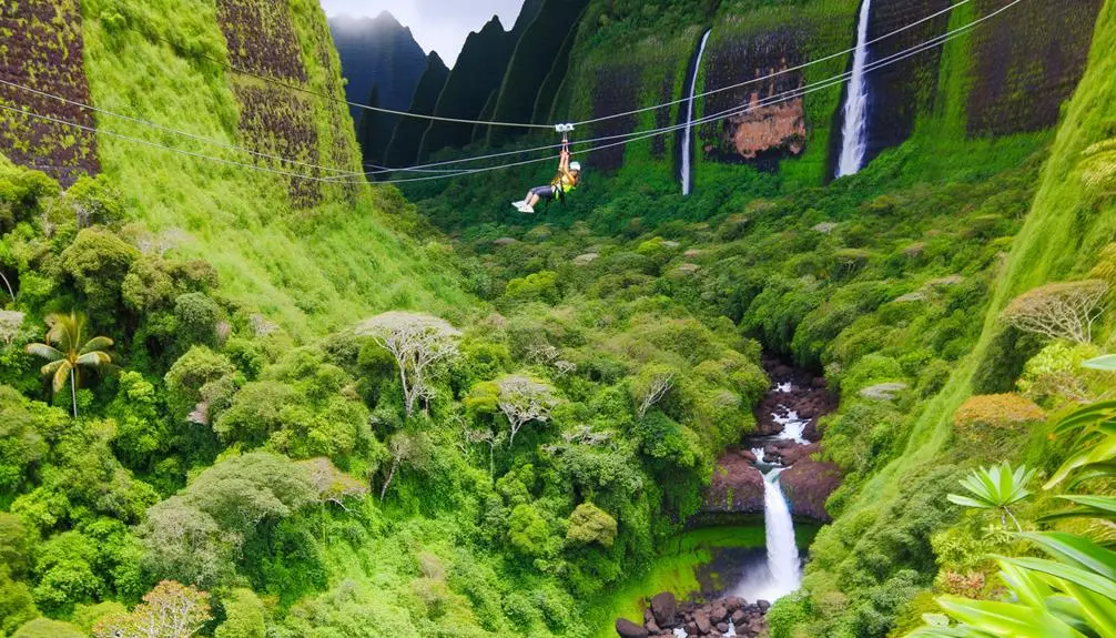 thrilling ziplining experiences in kauai