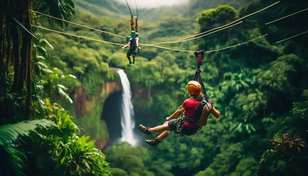 thrilling ziplining experiences in kauai