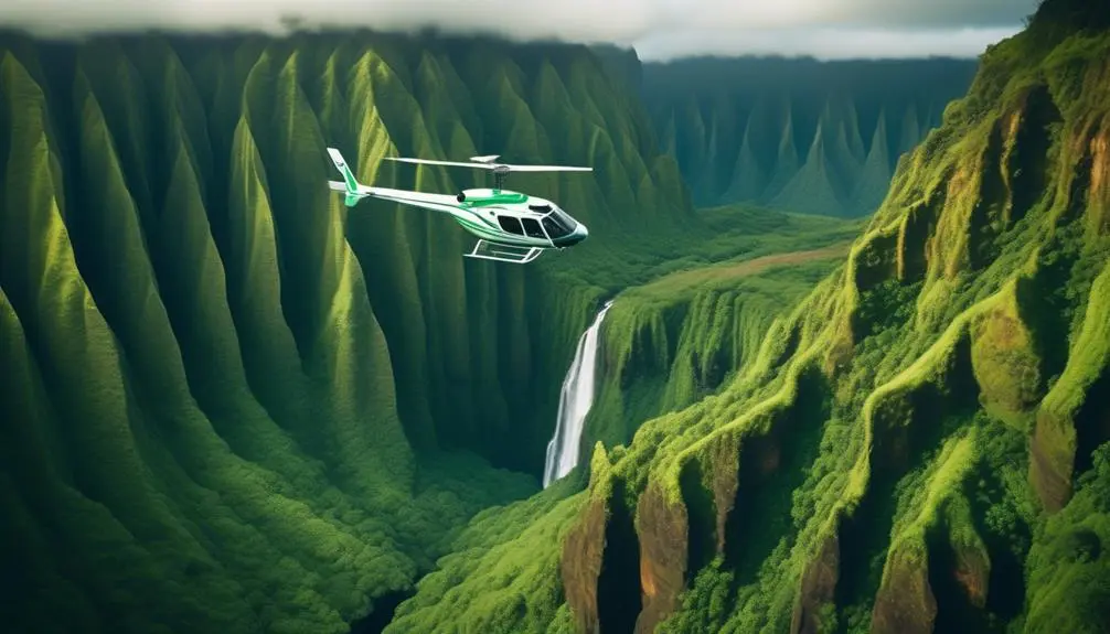 vibrant landscapes with deep gorges