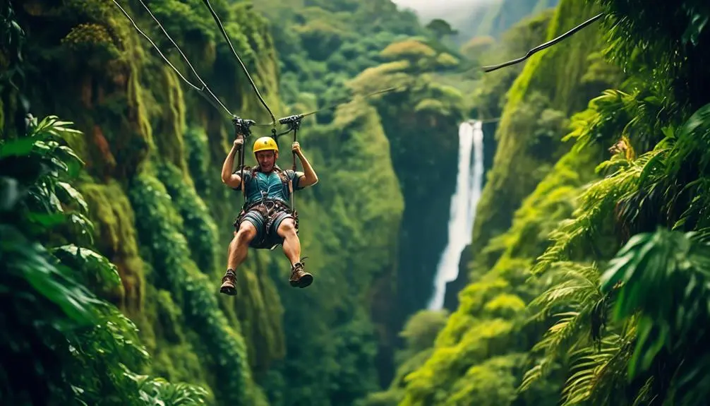 ziplining in kauai s treetops