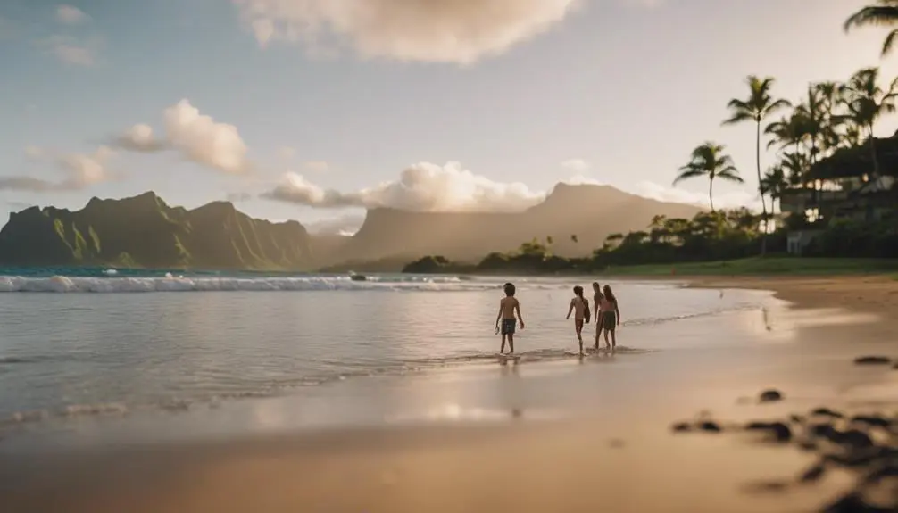 family surfing vacation memories