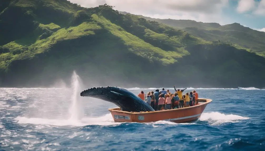 group whale watching tours