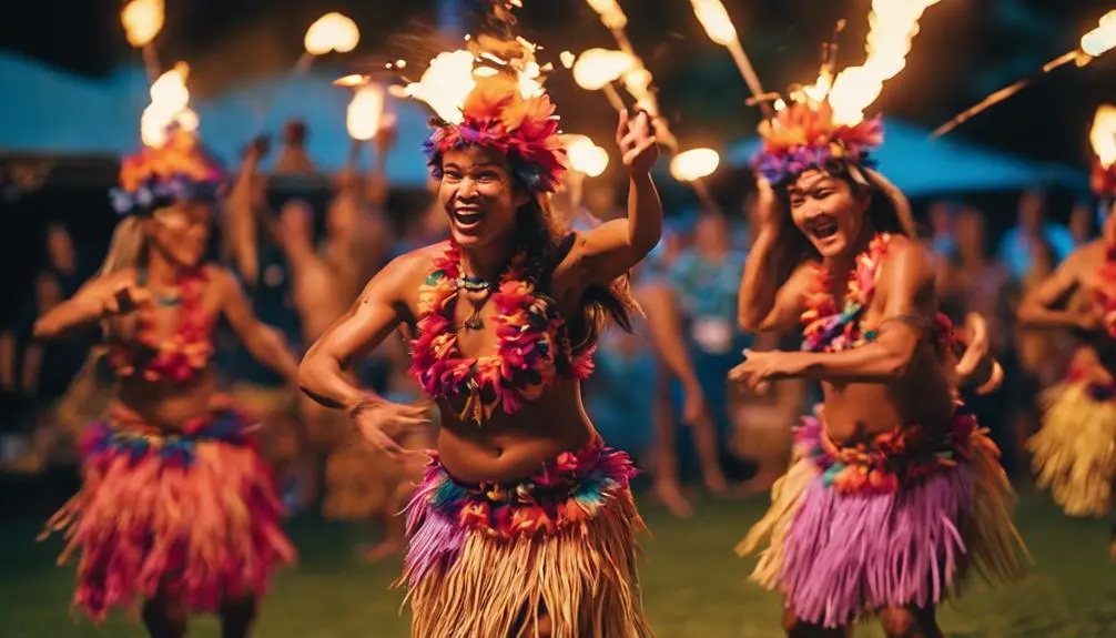 hawaiian luau at sheraton