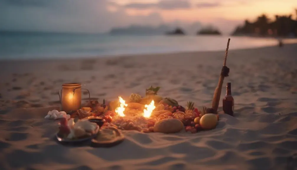 hawaiian luau dining experience