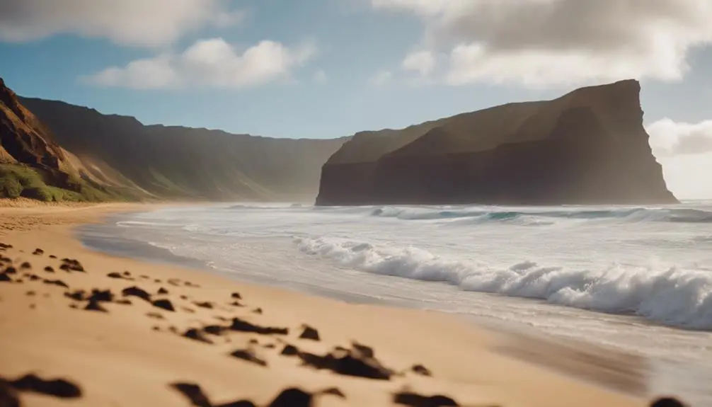 remote beach on kauai