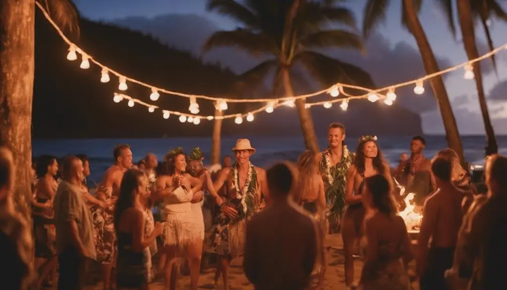 romantic luau on kauai