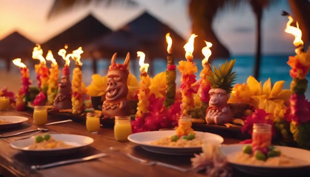 tropical luau party planning