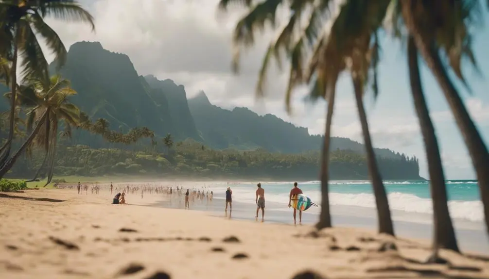 tropical paradise in hawaii