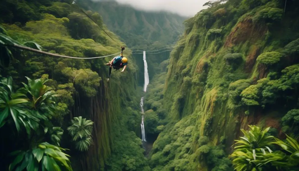 aerial adventure in natural beauty