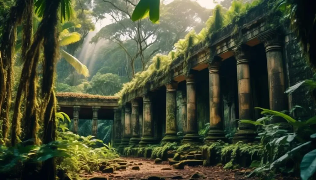 ancient abandoned structures decay