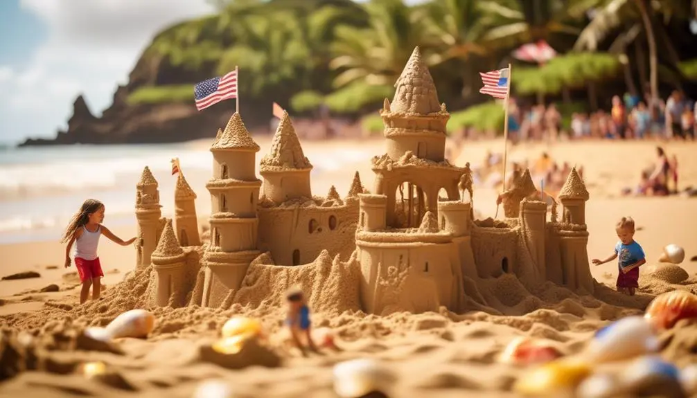 annual beach sandcastle contest