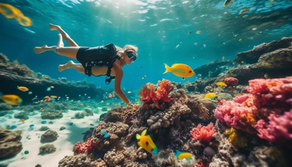 beautiful beach park with saltwater