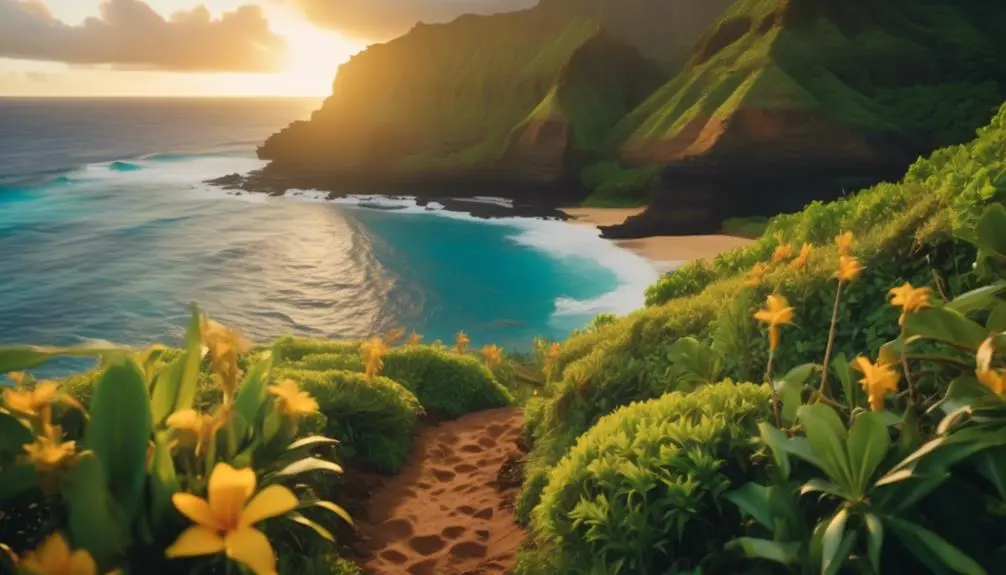 beautiful coastal hike in hawaii