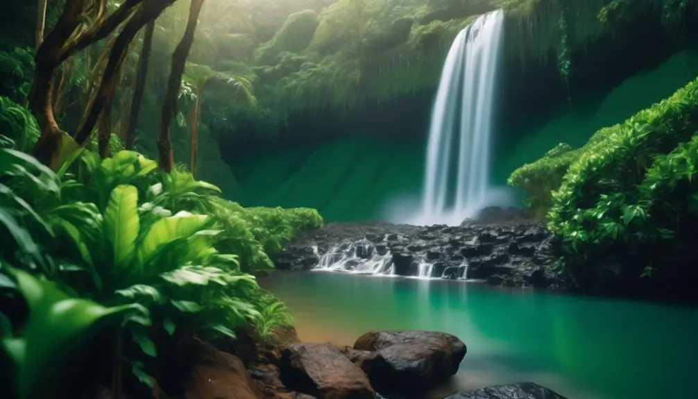 breathtaking natural waterfalls