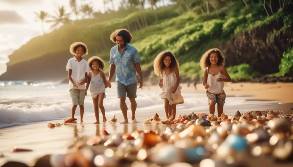 coastal treasures and seashell hunting