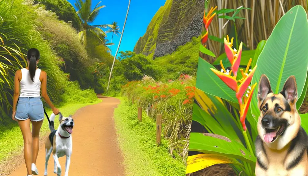 dog friendly hiking near kauai