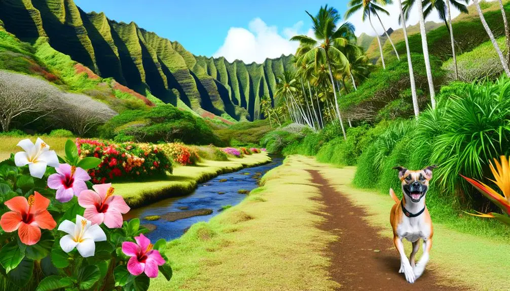 dog friendly hiking near kauai