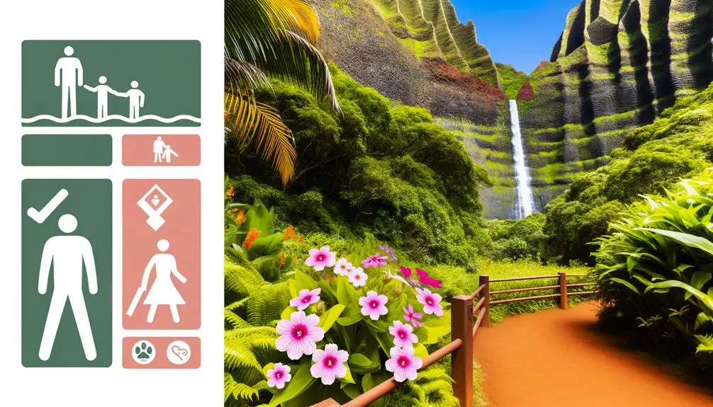 family friendly hiking trails kauai