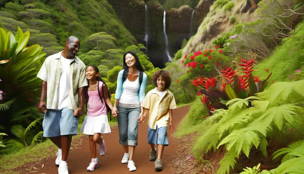 family friendly kauai hiking trails