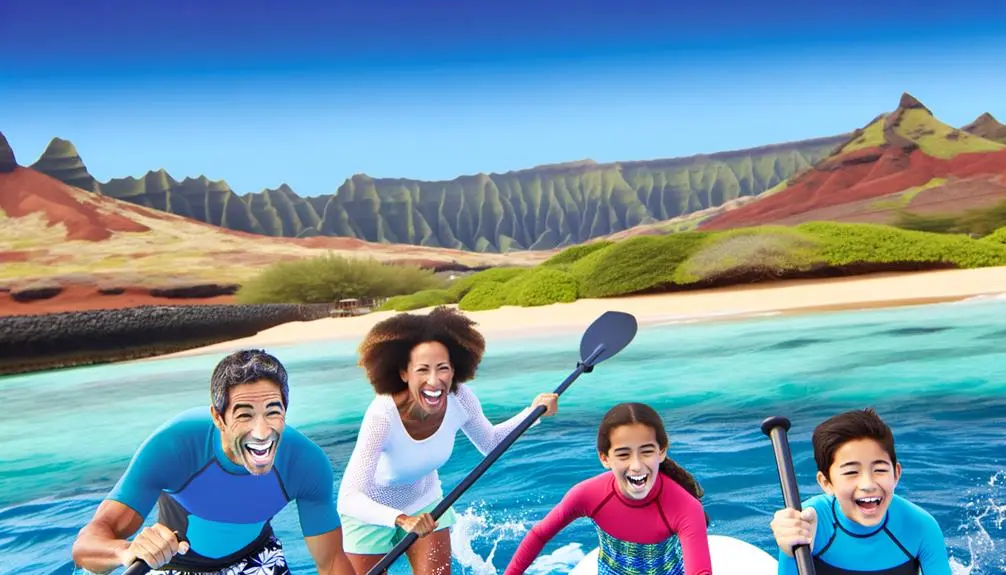 family friendly water sports in kauai