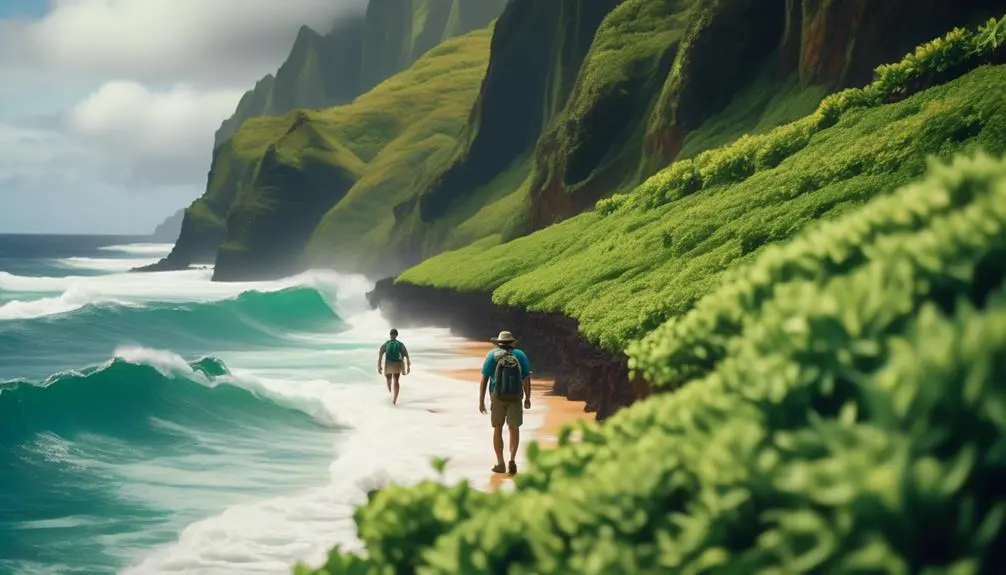 guided hiking tours in kauai s coastal trails