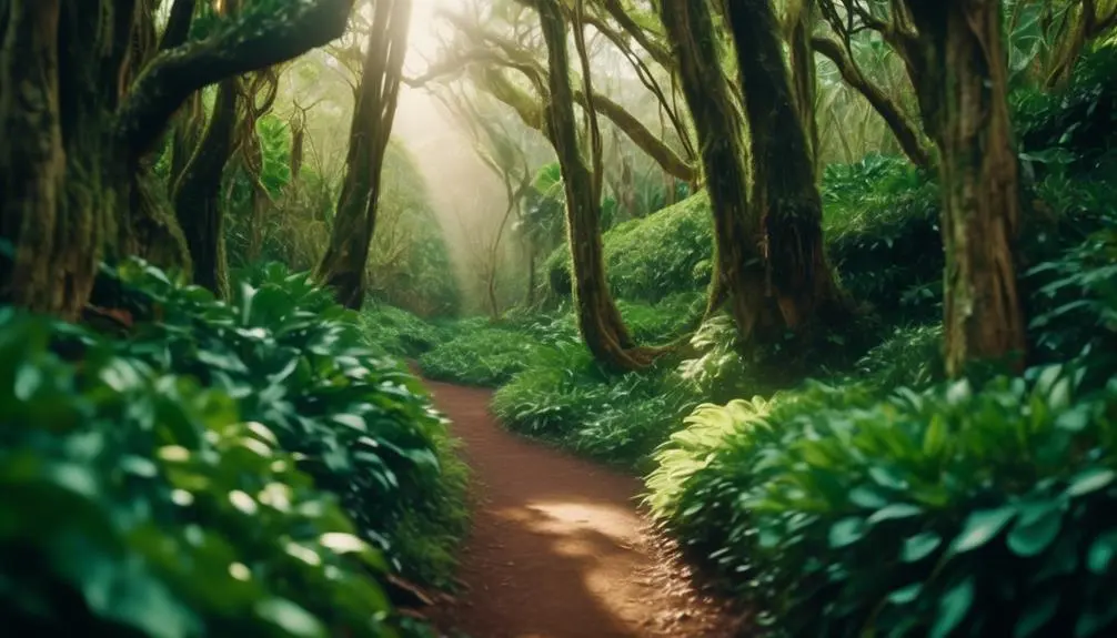 hiking the okolehao trail