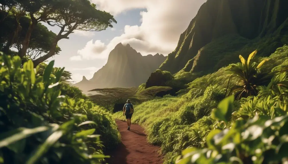 hiking the sleeping giant