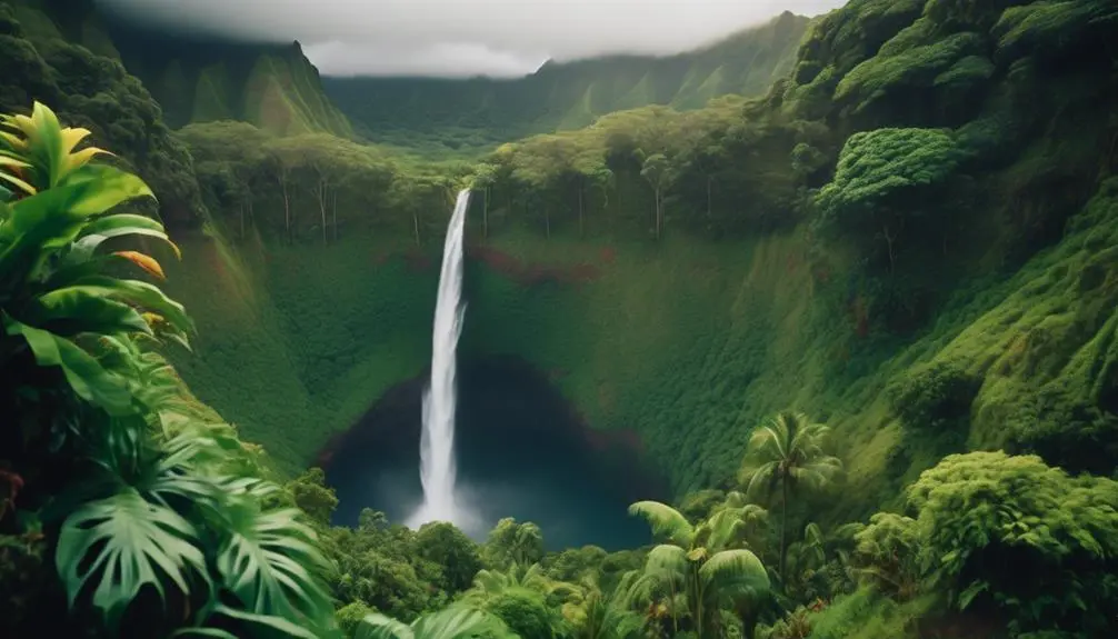 hiking to waialeale falls