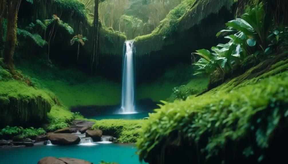 hiking to waipo o falls