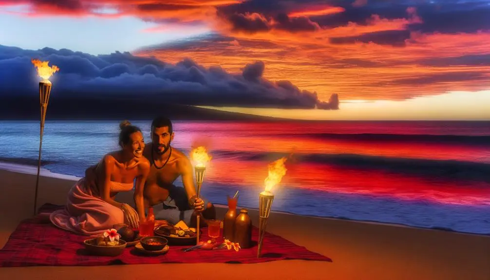 idyllic beach picnics in kauai